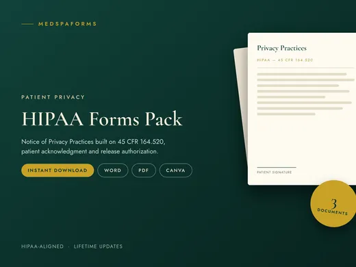 Pack de Formulaires HIPAA
