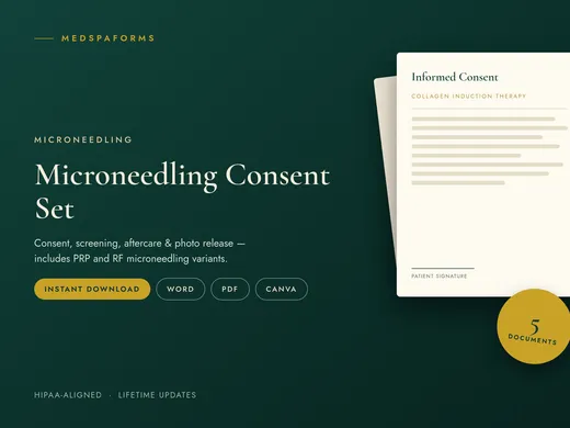 Kit de Consentement Microneedling