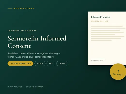 Consentement Sermoréline